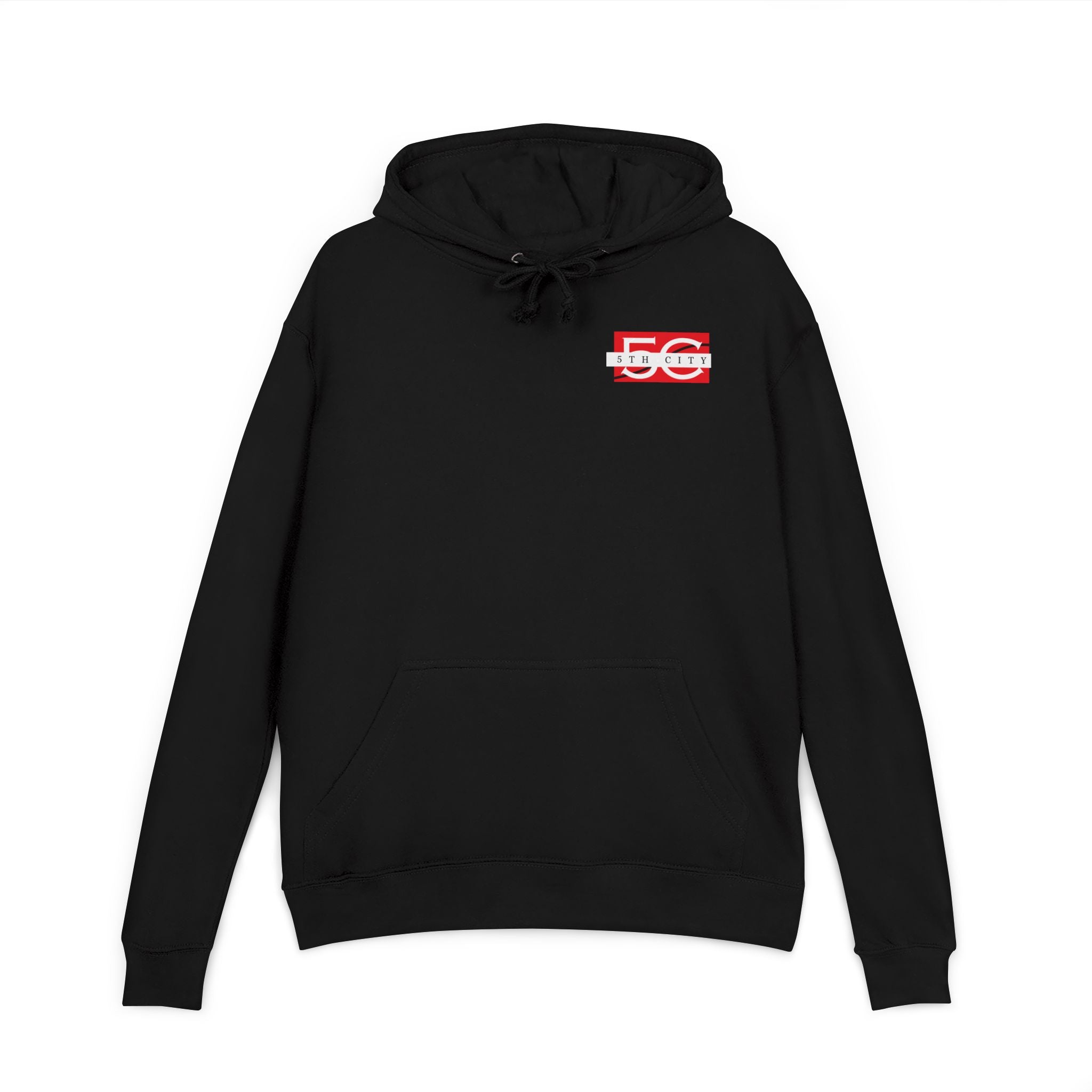 5th City Stylish Unisex French Terry Hoodie, Comfortable Casual Wear, Perfect for Everyday, Great Gift for Friends, Ideal for Fall and Winter