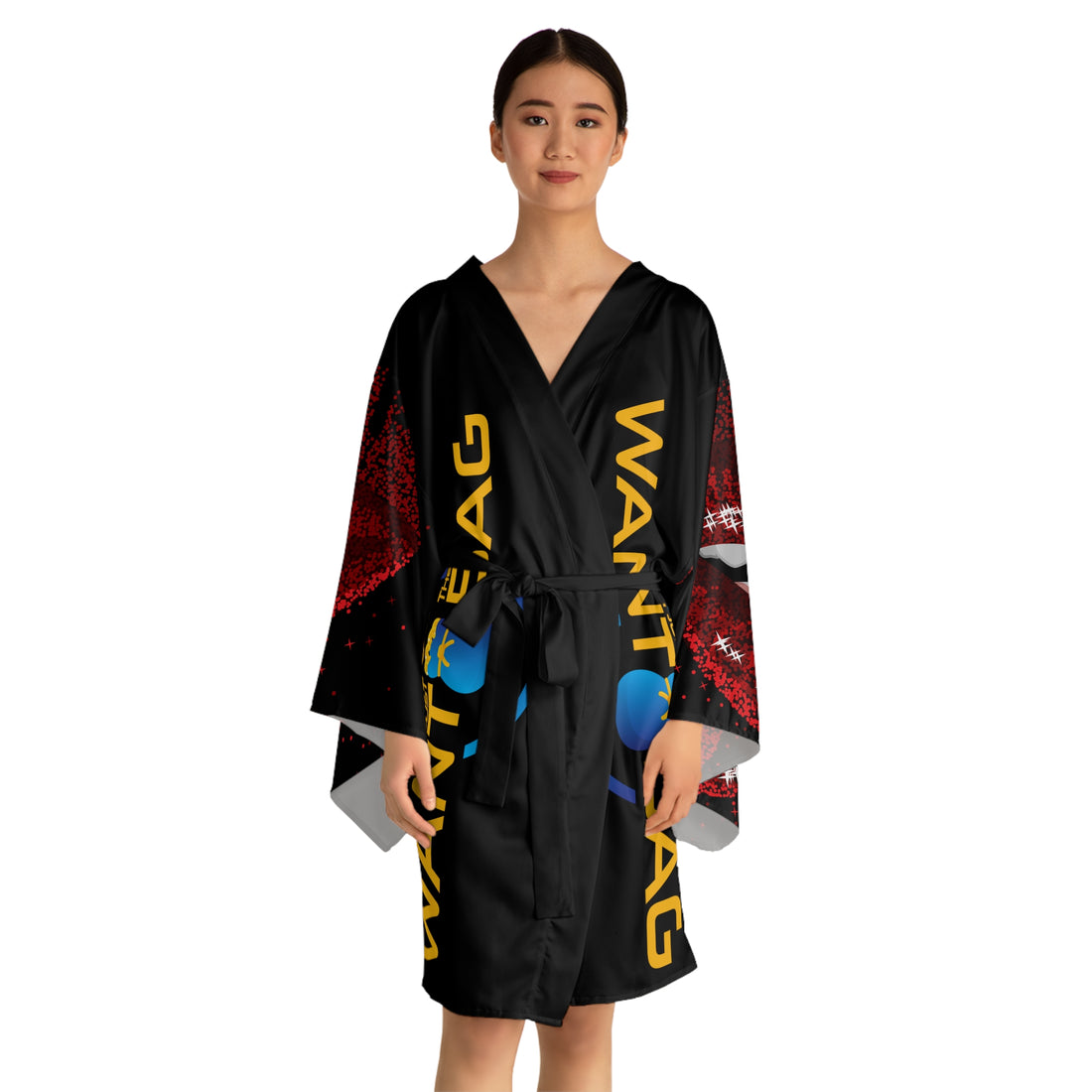 I.J.W.T.B. Long Sleeve Kimono Robe