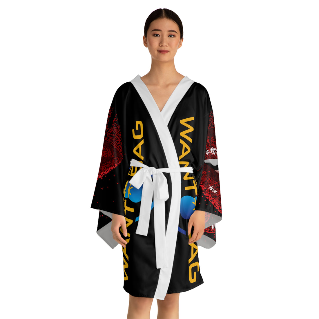 I.J.W.T.B. Long Sleeve Kimono Robe