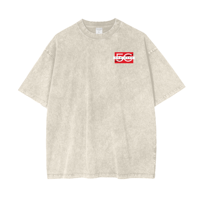 5th City Acid Wash Oversize T-Shirt - 250 GSM