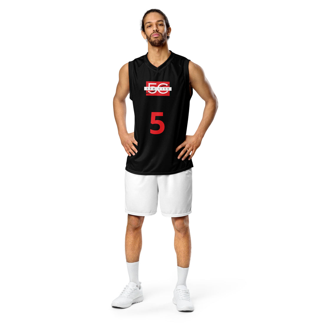 5th City Recycled unisex basketball jersey