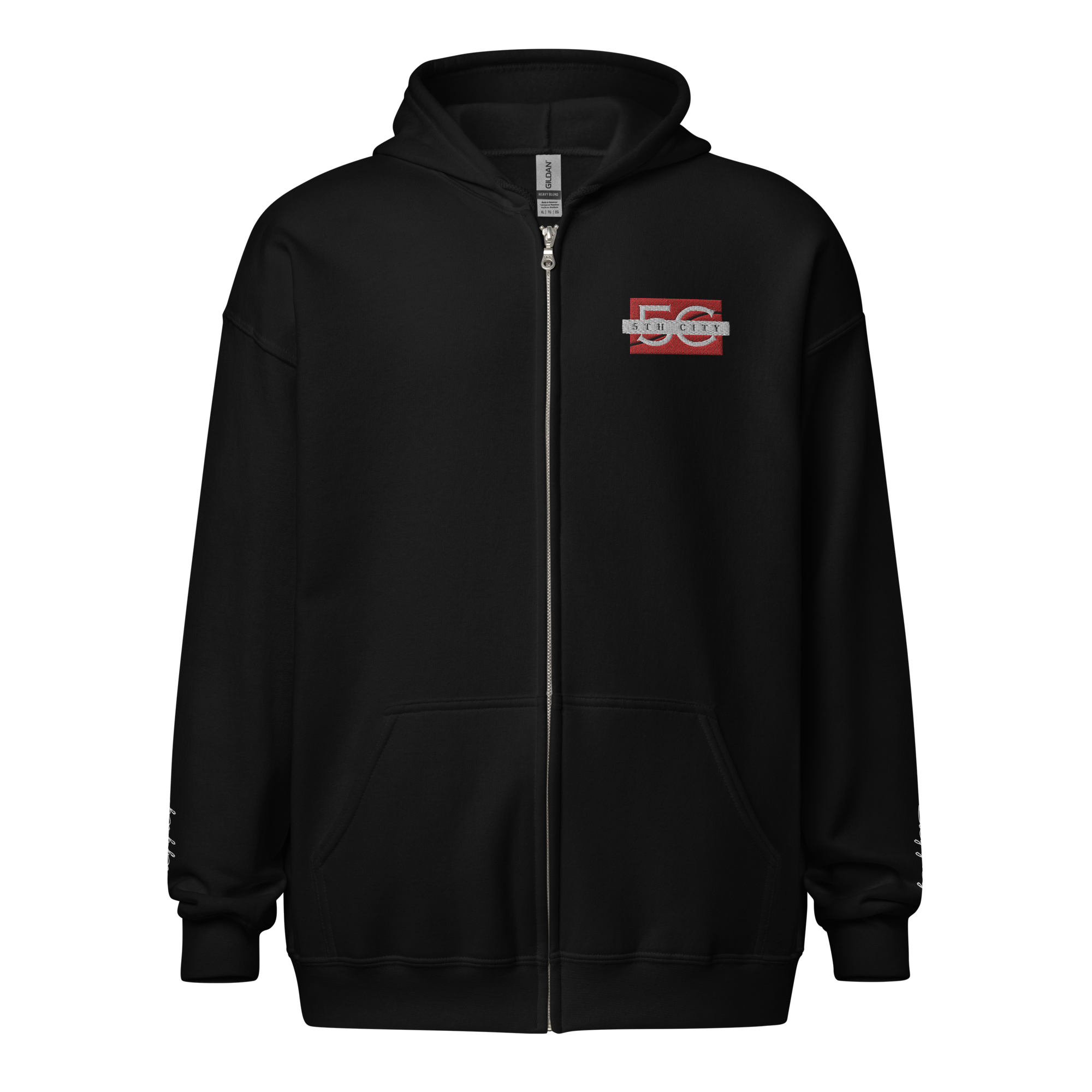 5th City Unisex heavy blend zip hoodie