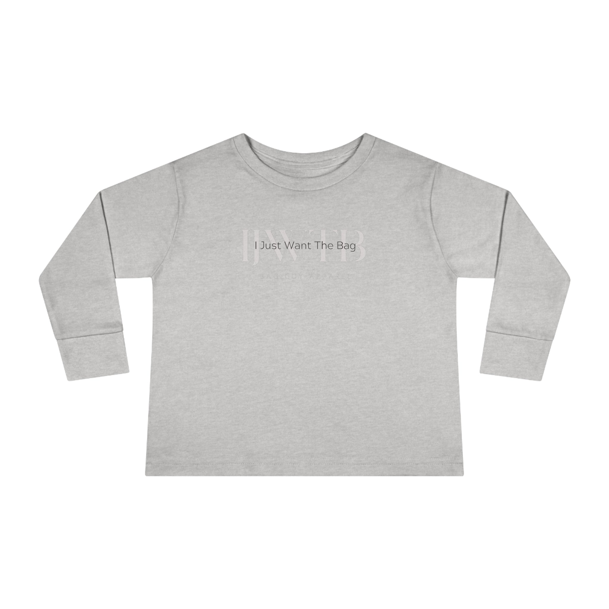 IJWTB Signature Print Toddler Long Sleeve Tee