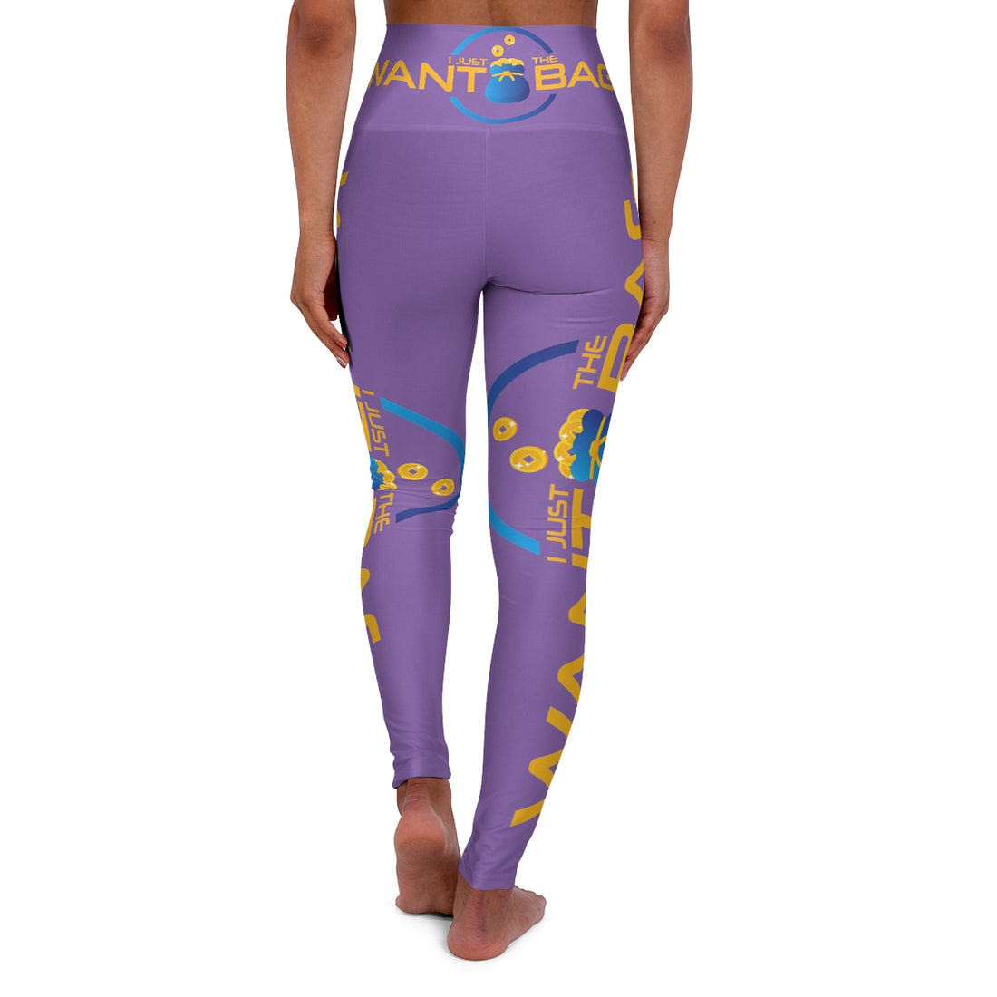 I.J.W.T.B. High Waisted Yoga Leggings - BAG GUY APPAREL L.L.C.