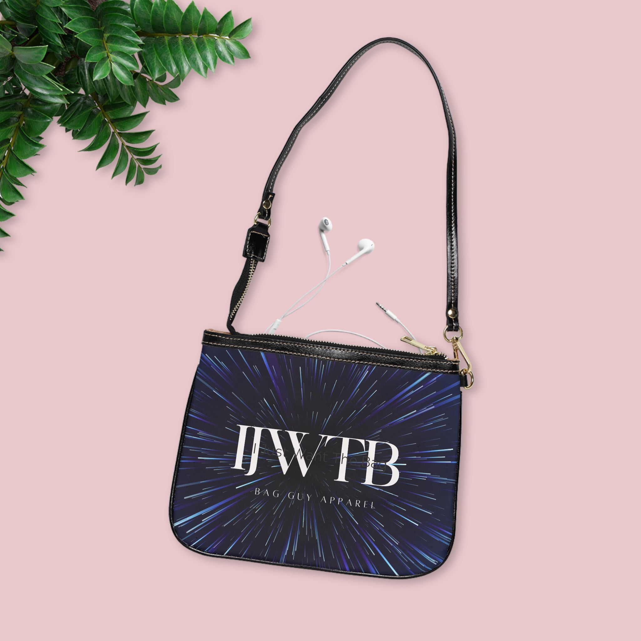 IJWTB Signature Print Small Shoulder Bag