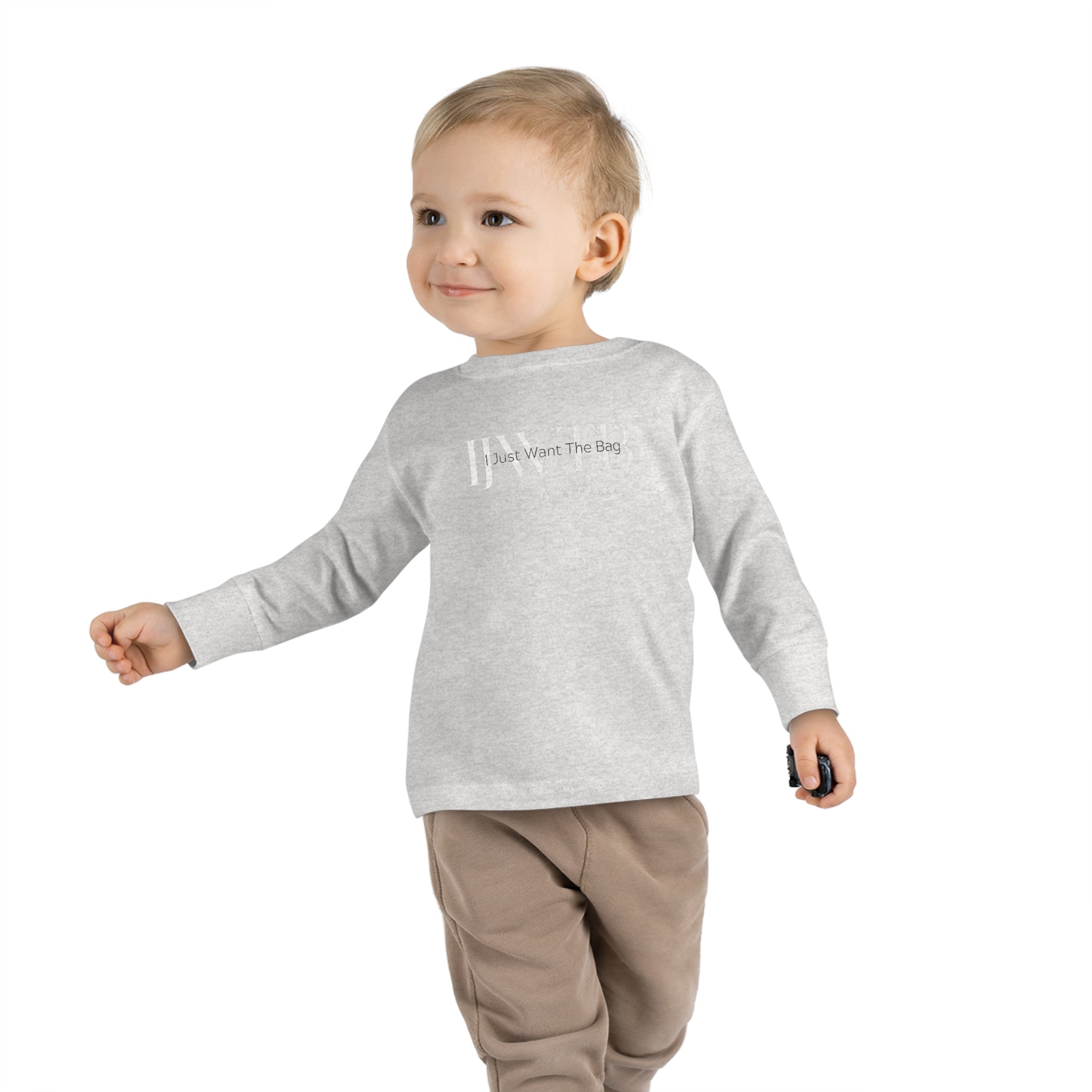 IJWTB Signature Print Toddler Long Sleeve Tee