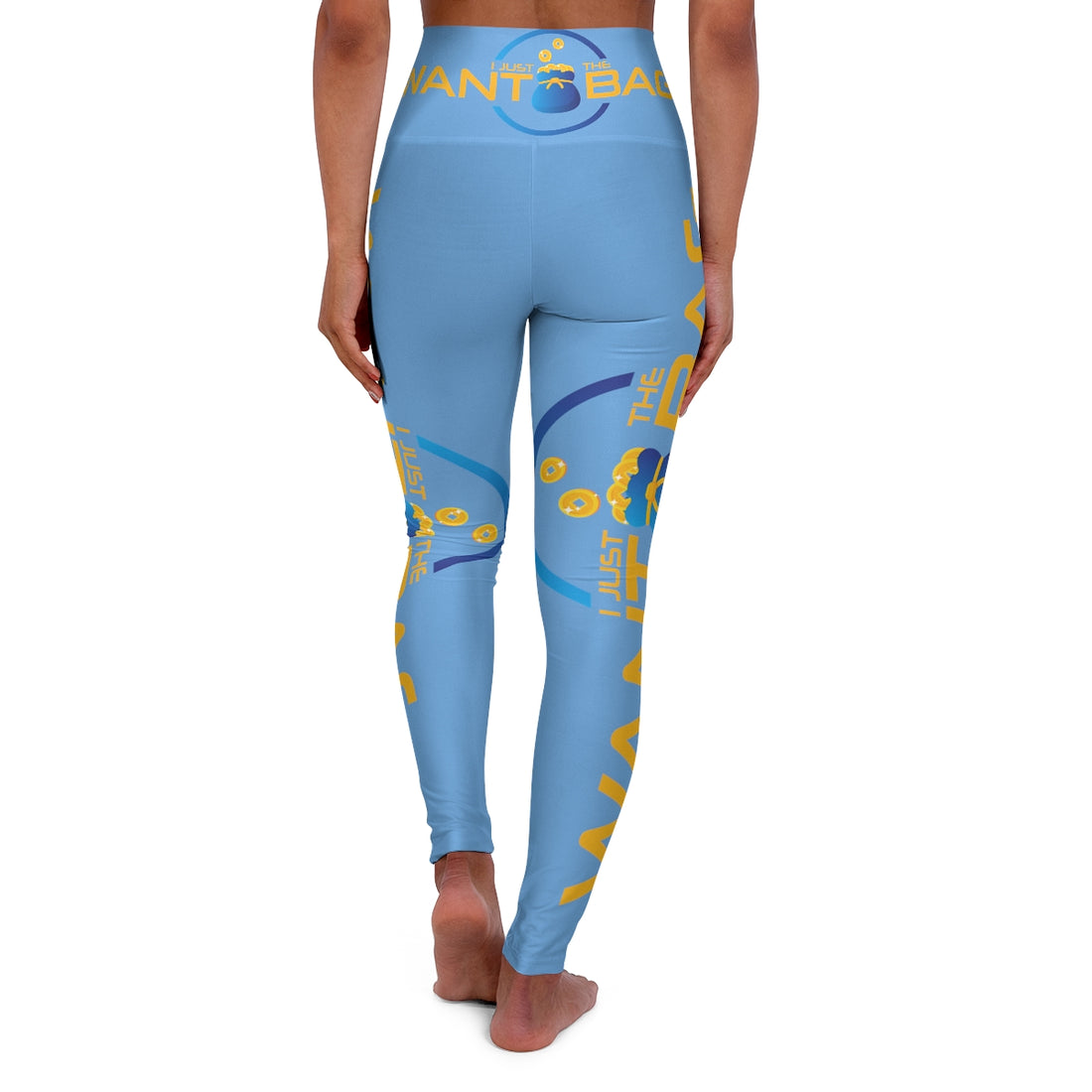 I.J.W.T.B. High Waisted Yoga Leggings - BAG GUY APPAREL L.L.C.