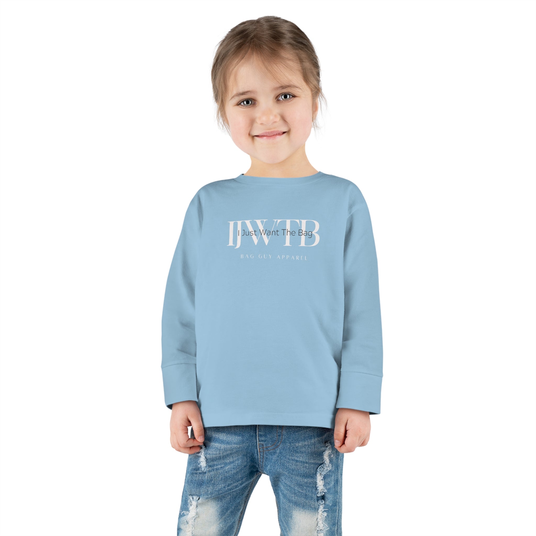 IJWTB Signature Print Toddler Long Sleeve Tee