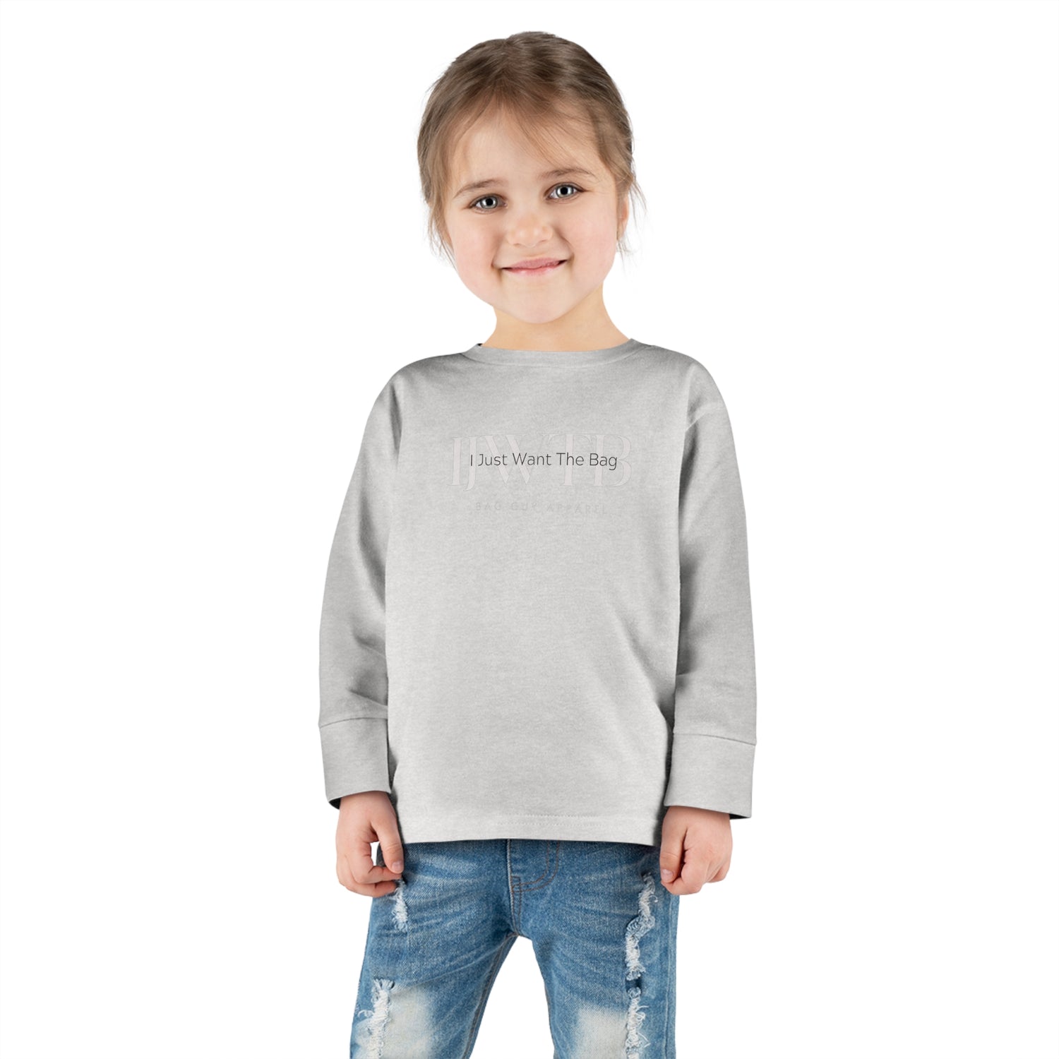 IJWTB Signature Print Toddler Long Sleeve Tee