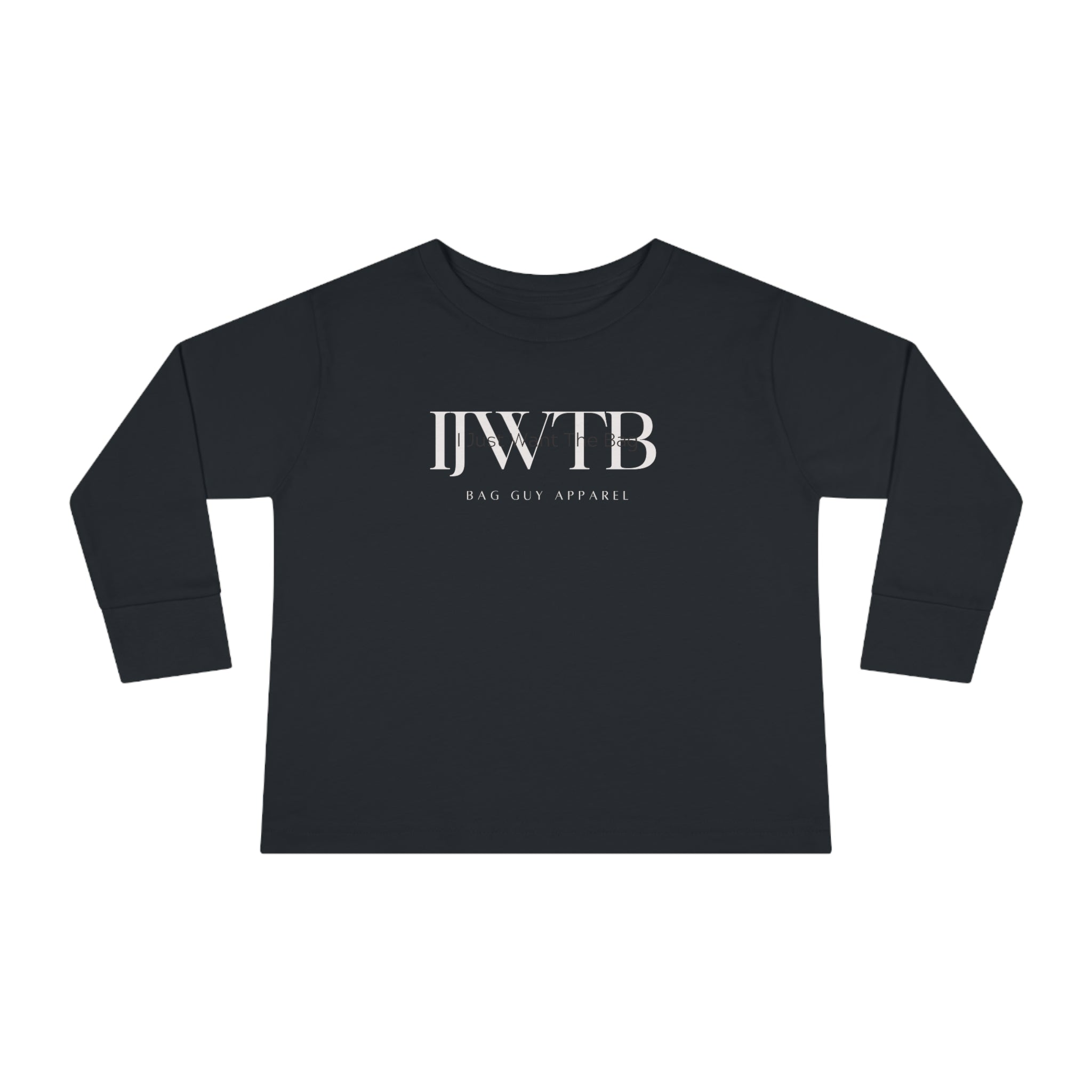 IJWTB Signature Print Toddler Long Sleeve Tee