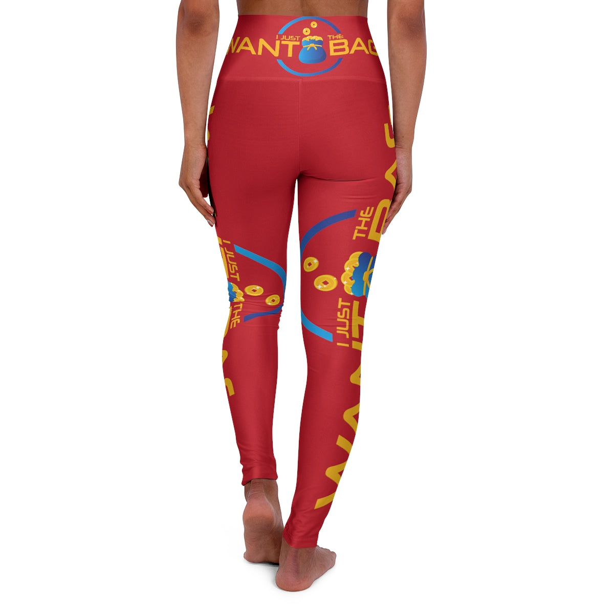 I.J.W.T.B. High Waisted Yoga Leggings - BAG GUY APPAREL L.L.C.