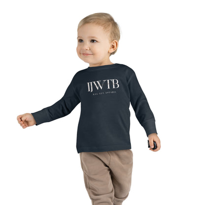 IJWTB Signature Print Toddler Long Sleeve Tee