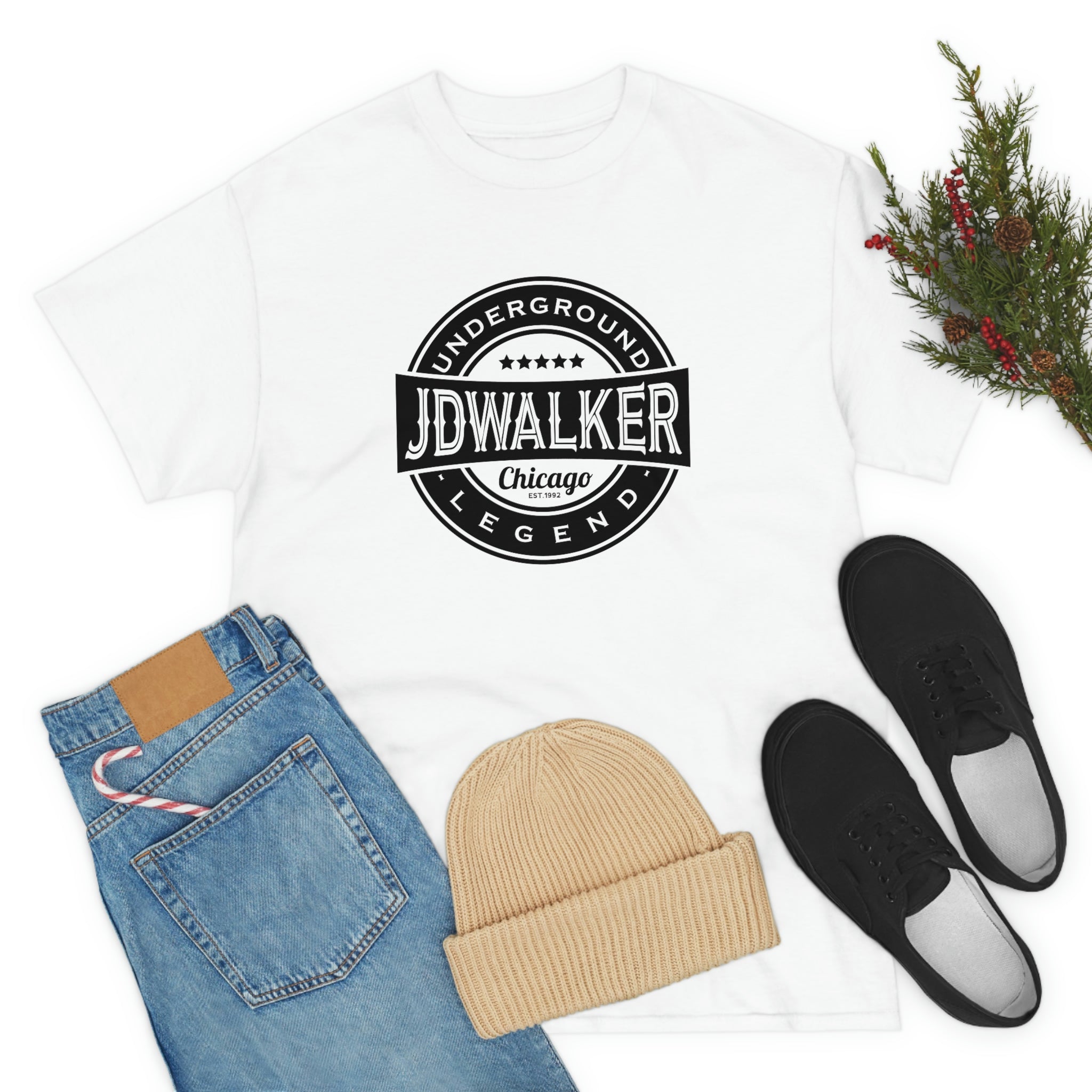 J.D.Walker Chicago Rap Godfather Cotton Tee