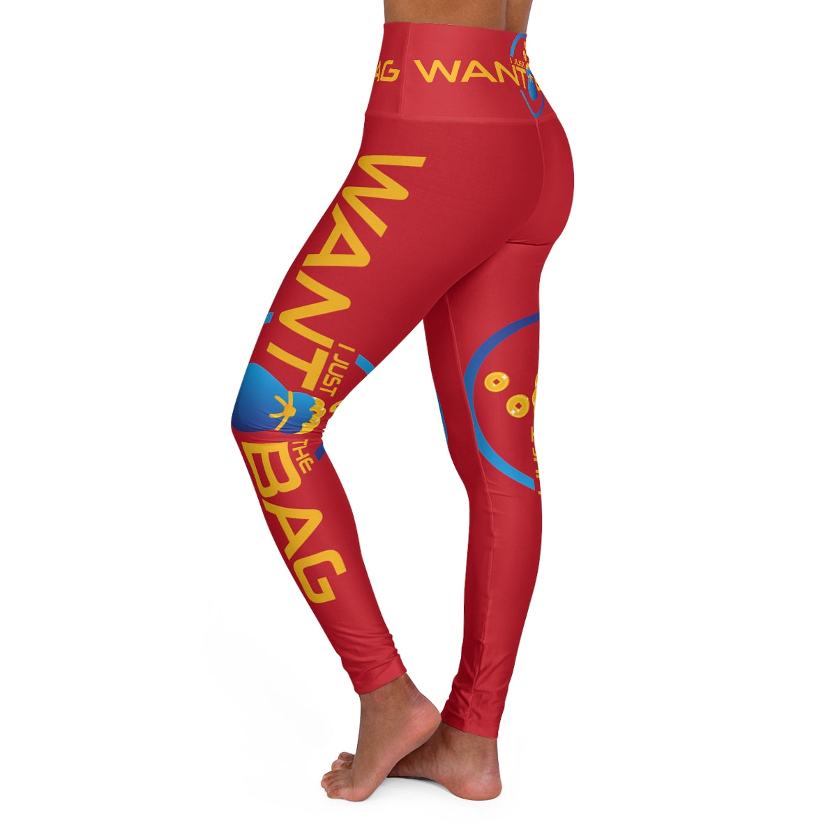 I.J.W.T.B. High Waisted Yoga Leggings - BAG GUY APPAREL L.L.C.