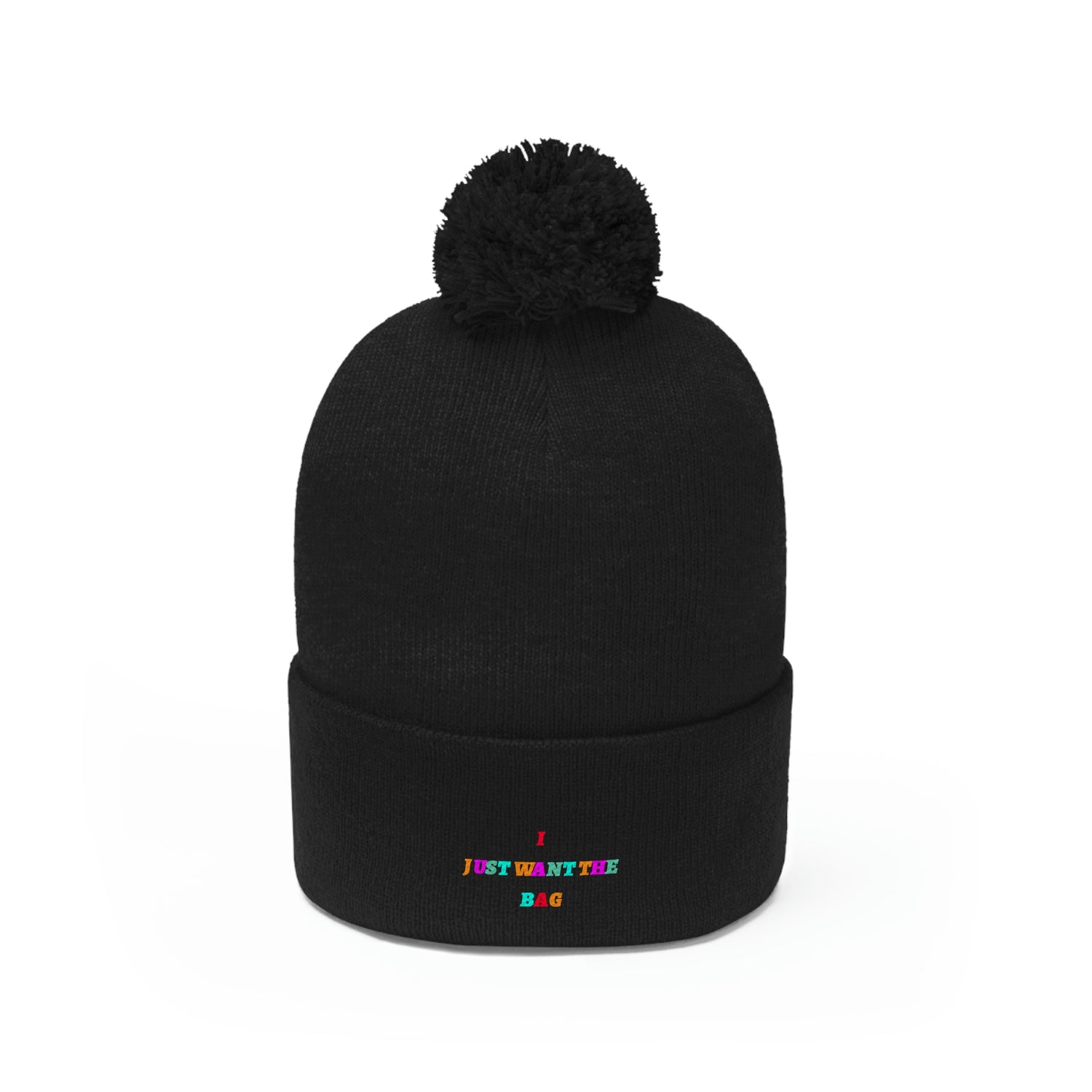 IJWTB Multicolor Pom Pom Beanie