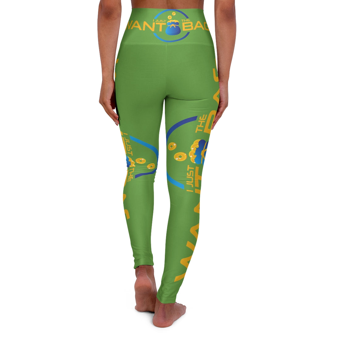 I.J.W.T.B. High Waisted Yoga Leggings - BAG GUY APPAREL L.L.C.