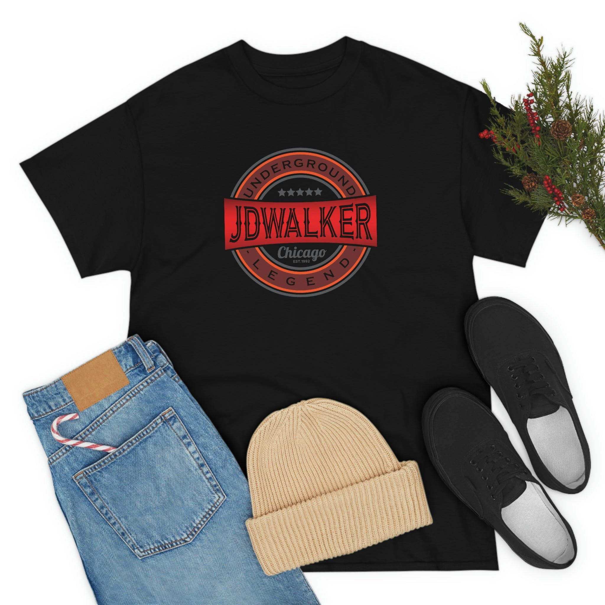 J.D.Walker Chicago Rap Godfather Cotton Tee