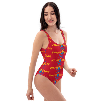 ..I.J.W.T.B.  One-Piece Swimsuit - BAG GUY APPAREL L.L.C.