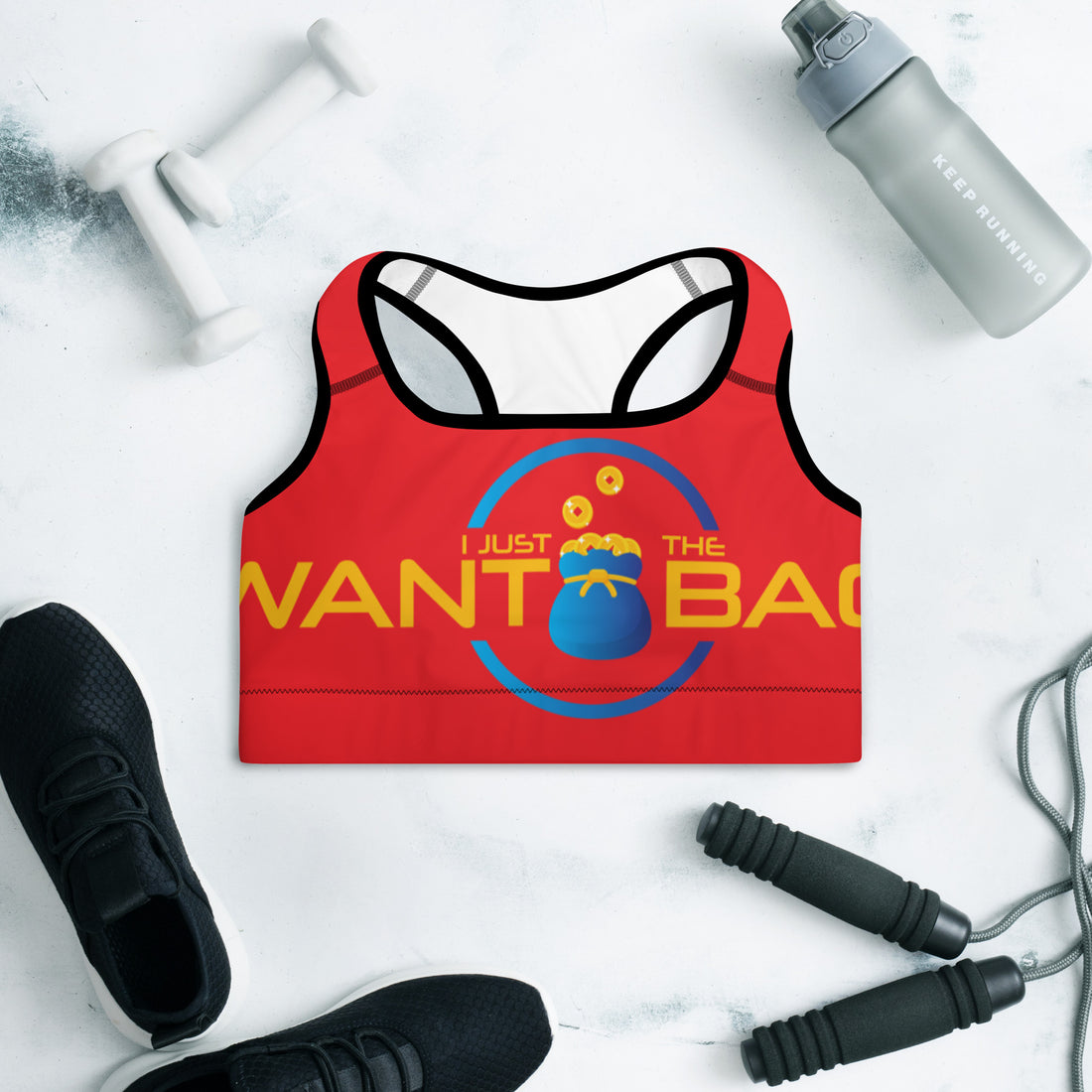 I.J.W.T.B. Padded Sports Bra