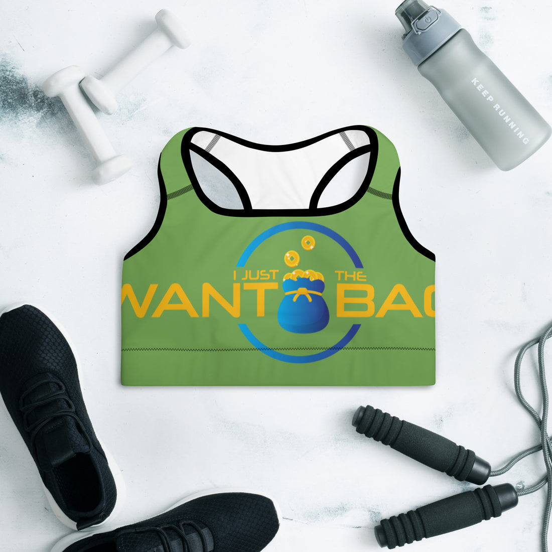 I.J.W.T.B. Padded Sports Bra