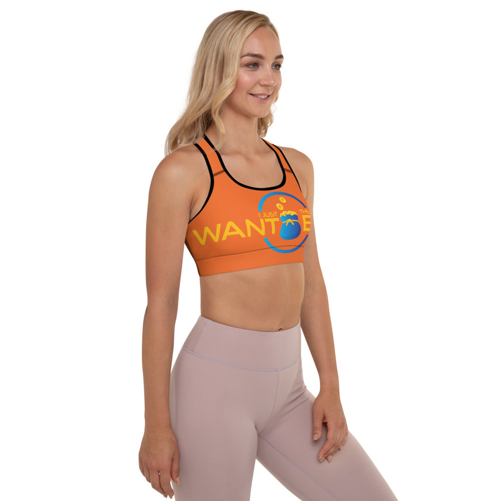 ..I.J.W.T.B.  Padded Sports Bra