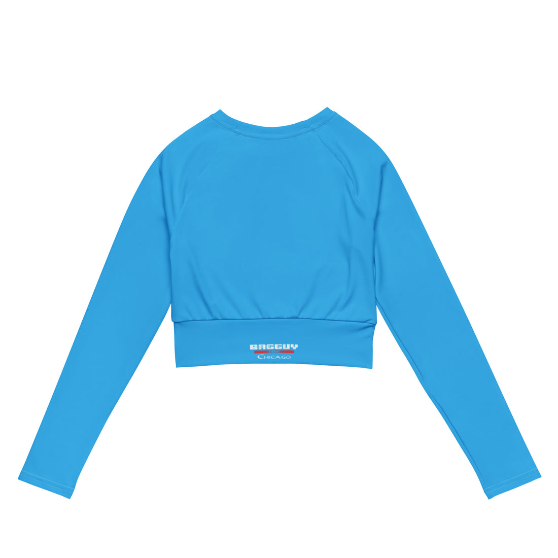 Bagguy Chicago Recycled long-sleeve crop top