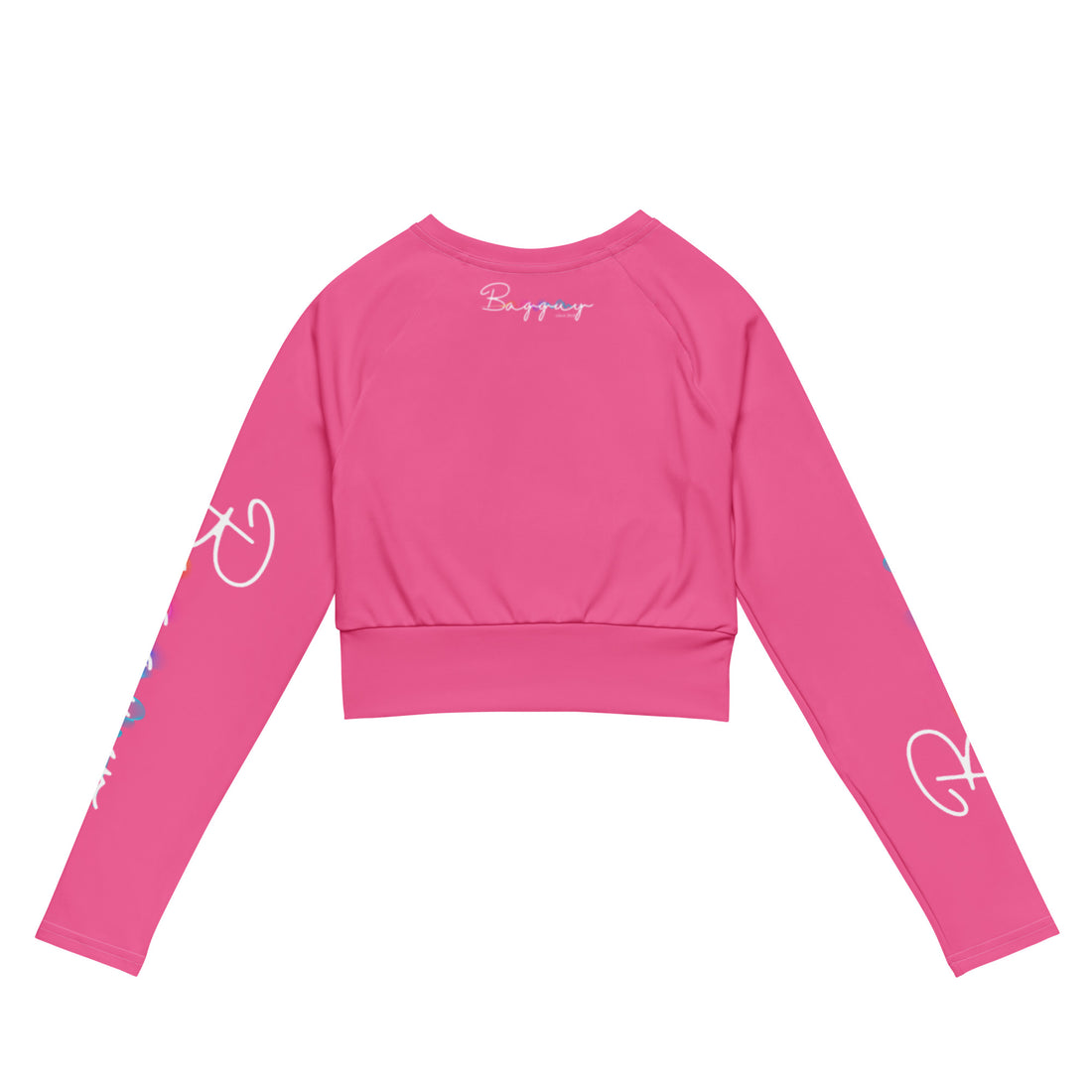 Bagguy Recycled long-sleeve crop top