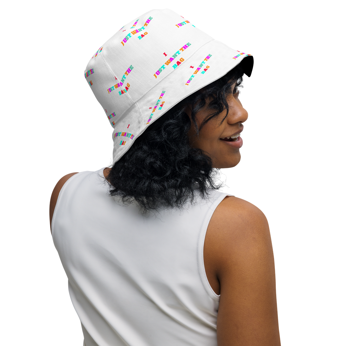 I.J.W.T.B. Multicolor Reversible bucket hat