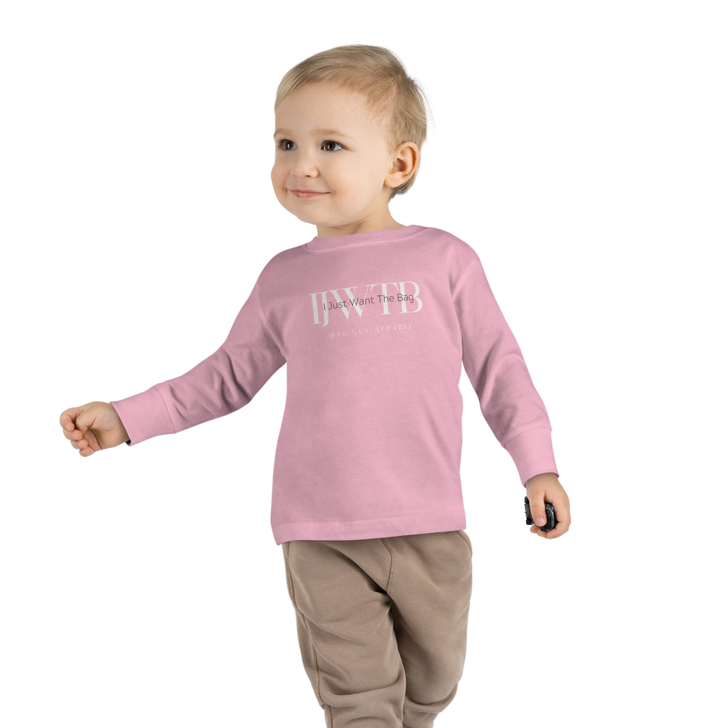 IJWTB Signature Print Toddler Long Sleeve Tee