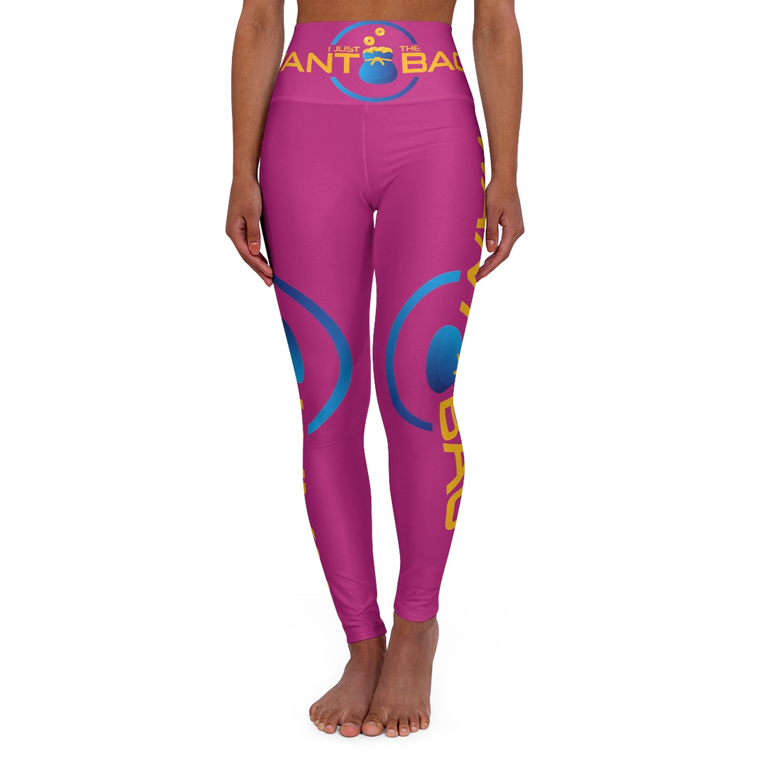 I.J.W.T.B. High Waisted Yoga Leggings - BAG GUY APPAREL L.L.C.