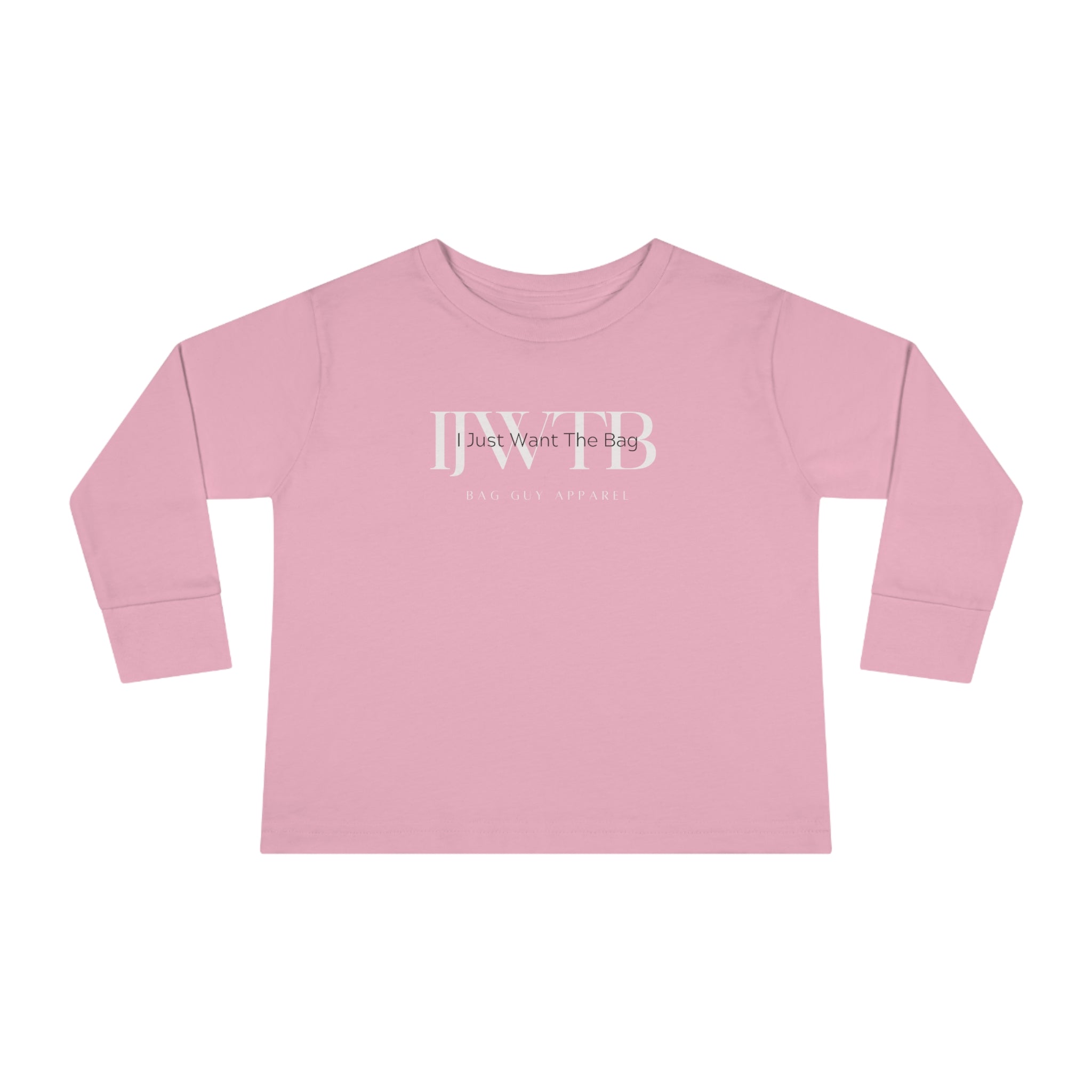 IJWTB Signature Print Toddler Long Sleeve Tee