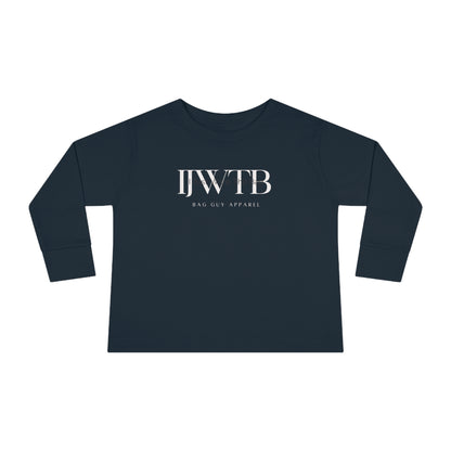 IJWTB Signature Print Toddler Long Sleeve Tee