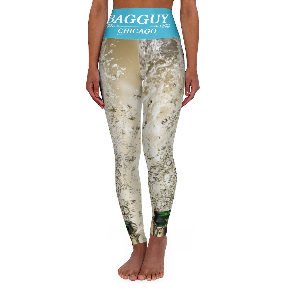 Bagguy Jordan Blue High Waisted Yoga Leggings