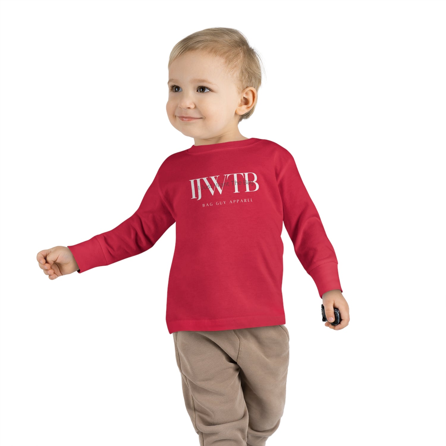 IJWTB Signature Print Toddler Long Sleeve Tee