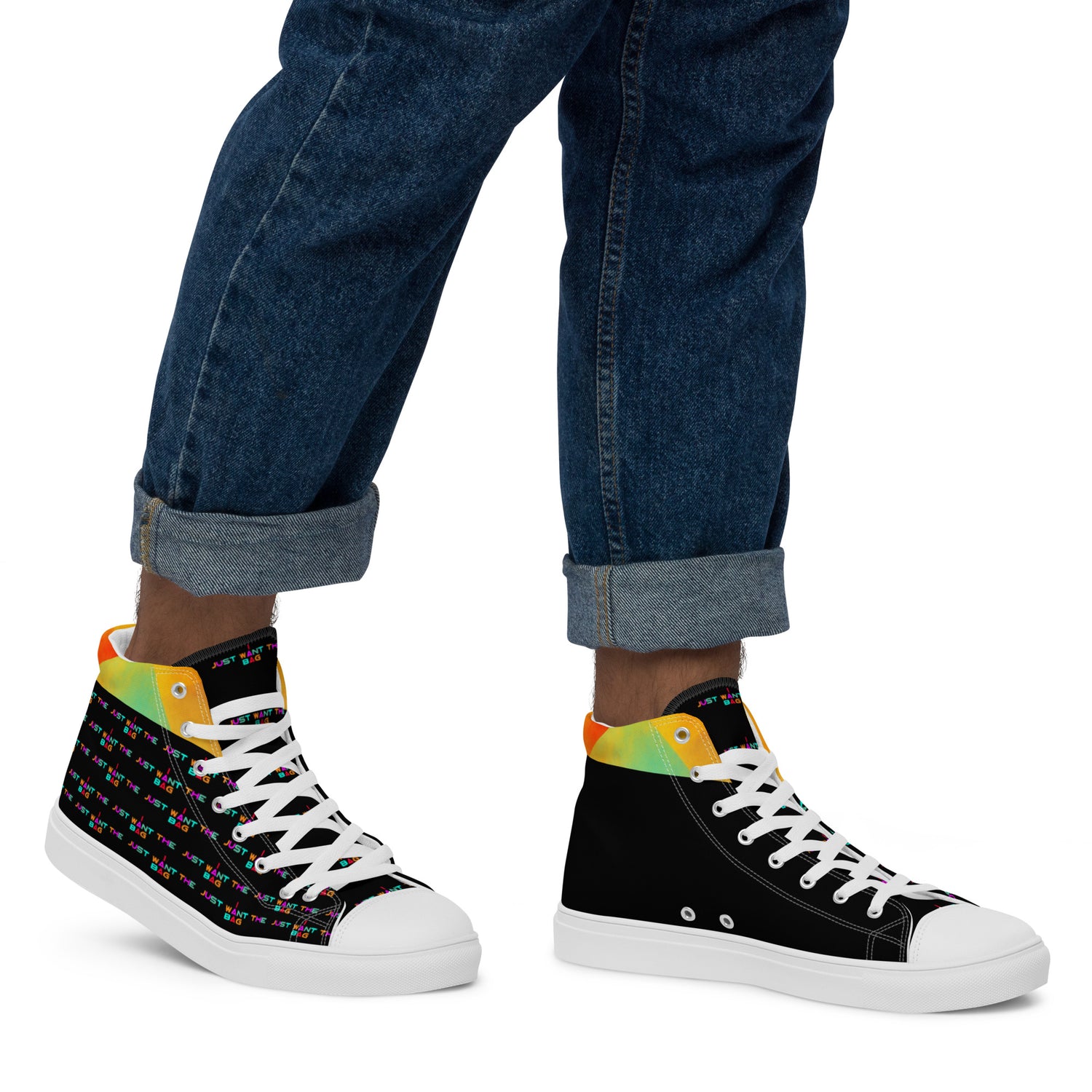 IJWTB Men’s high top canvas shoes